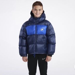 NIKE Big Kids All Day Play Therma-FIT Loose-Fit Puffer Jacket - Navy - L